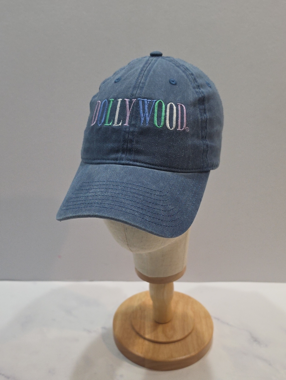 Dolltwood Navy Embroidered Baseball Cap